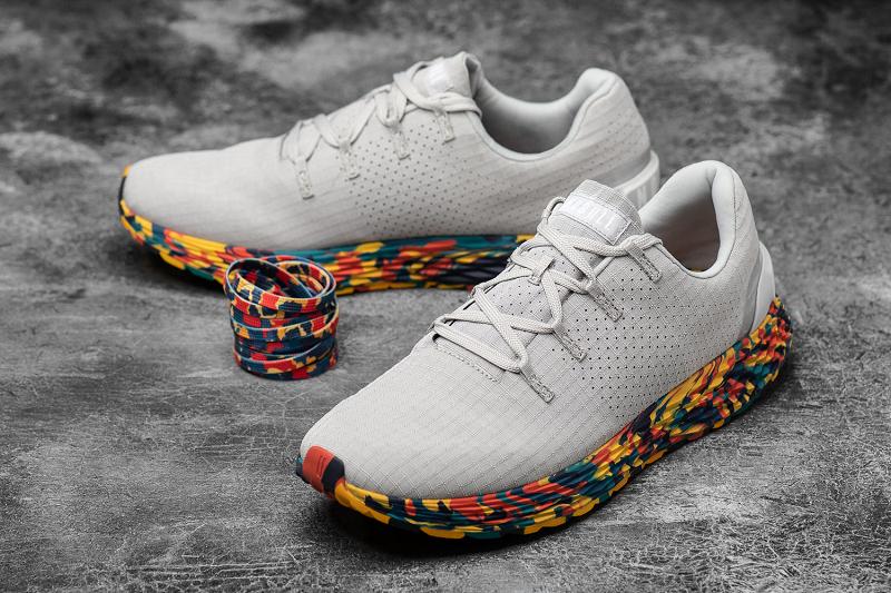 Women's Nobull Arctic Wild Marigold Ripstop Running Shoes White | SG O2691K